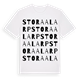 Stora Alarp ordlek t-shirt