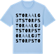 Blue Soul t-shirt med Stora Algutstorp ordlek t-shirt