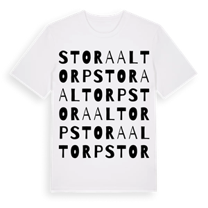 Stora Altorp ordlek t-shirt – ekologisk bomull t-shirt från Pinshirt