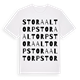 Stora Altorp ordlek t-shirt