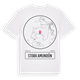 White t-shirt med Stora Amundön t-shirt