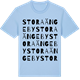Blue Soul t-shirt med Stora Ängeby ordlek t-shirt