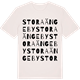 Vintage White t-shirt med Stora Ängeby ordlek t-shirt