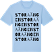 Blue Soul t-shirt med Stora ängen ordlek t-shirt