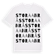 Stora Anrås ordlek t-shirt