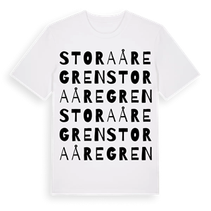 Stora Åregren ordlek t-shirt – ekologisk bomull t-shirt från Pinshirt