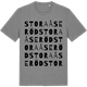 Mid Heather Gray t-shirt med Stora Åseröd ordlek t-shirt