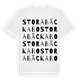 Stora Bäckabo ordlek t-shirt