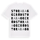 Stora Baggeröd ordlek t-shirt