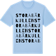 Blue Soul t-shirt med Stora Bärkullen ordlek t-shirt
