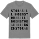 Mid Heather Gray t-shirt med Stora Billingen ordlek t-shirt