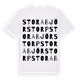 Stora Björstorp ordlek t-shirt