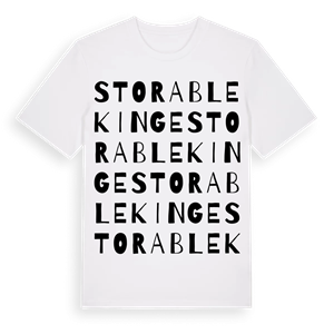 Stora Blekinge ordlek t-shirt – ekologisk bomull t-shirt från Pinshirt