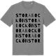 Mid Heather Gray t-shirt med Stora Bockön ordlek t-shirt