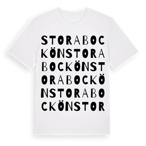 Stora Bockön ordlek t-shirt – ekologisk bomull t-shirt från Pinshirt