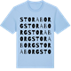 Blue Soul t-shirt med Stora Borg ordlek t-shirt