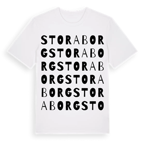 Stora Borg ordlek t-shirt – ekologisk bomull t-shirt från Pinshirt
