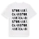 White t-shirt med Stora Bräckan ordlek t-shirt