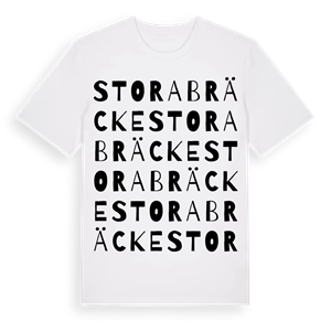 Stora Bräcke ordlek t-shirt – ekologisk bomull t-shirt från Pinshirt