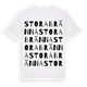 Stora Bränna ordlek t-shirt
