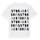 White t-shirt med Stora Brännäs ordlek t-shirt
