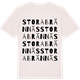 Vintage White t-shirt med Stora Brännäs ordlek t-shirt