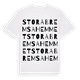 Stora Bremsahemmet ordlek t-shirt