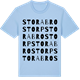 Blue Soul t-shirt med Stora Brostorp ordlek t-shirt