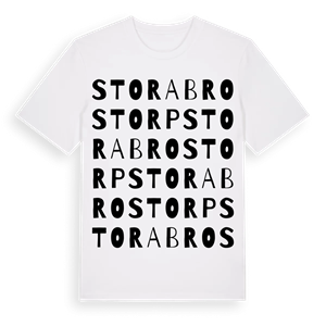 Stora Brostorp ordlek t-shirt – ekologisk bomull t-shirt från Pinshirt