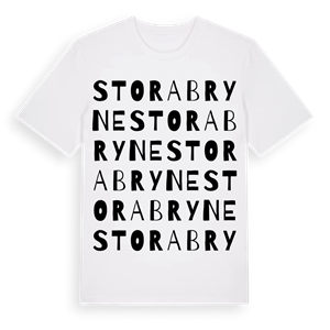 Stora Bryne ordlek t-shirt – ekologisk bomull t-shirt från Pinshirt