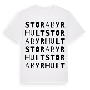 Stora Byrhult ordlek t-shirt – ekologisk bomull t-shirt från Pinshirt