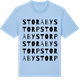 Blue Soul t-shirt med Stora Bystorp ordlek t-shirt