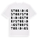 Stora Dagstorp ordlek t-shirt
