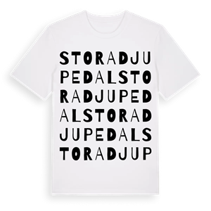 Stora Djupedal ordlek t-shirt – ekologisk bomull t-shirt från Pinshirt