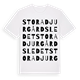 Stora Djurgårdsledet ordlek t-shirt