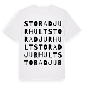 Stora Djurhult ordlek t-shirt – ekologisk bomull t-shirt från Pinshirt