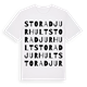 Stora Djurhult ordlek t-shirt
