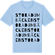 Blue Soul t-shirt med Stora Dumbäcken ordlek t-shirt