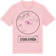 Pink Cotton t-shirt med Stora Dyrön t-shirt