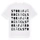 Stora Fjärdebäck ordlek t-shirt