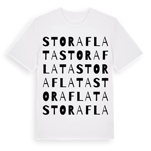 Stora Flata ordlek t-shirt – ekologisk bomull t-shirt från Pinshirt