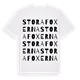 Stora Foxerna ordlek t-shirt