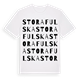 Stora Fulska ordlek t-shirt