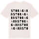 Vintage White t-shirt med Stora Garn ordlek t-shirt
