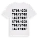 White t-shirt med Stora Gertorp ordlek t-shirt