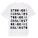 Stora Gråbenskär ordlek t-shirt