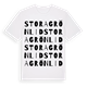 Stora Grönlid ordlek t-shirt