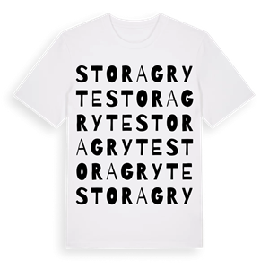 Stora Gryte ordlek t-shirt – ekologisk bomull t-shirt från Pinshirt