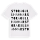 Stora Gullhammar ordlek t-shirt