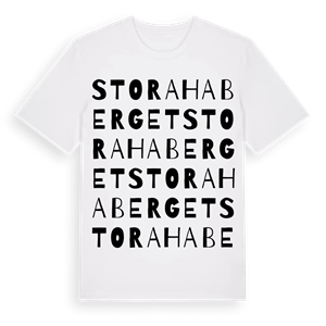 Stora Haberget ordlek t-shirt – ekologisk bomull t-shirt från Pinshirt